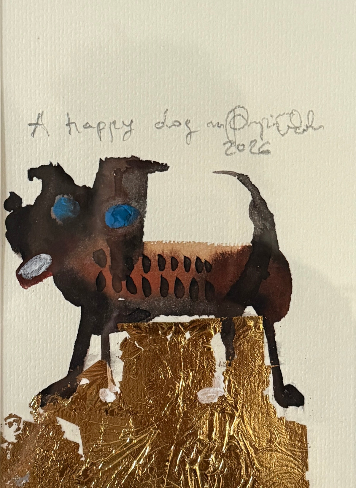 A happy dog SOLD